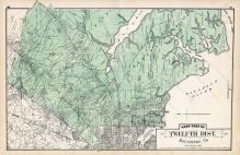 Baltimore County - District 12, West, Gardenville, Lavender, Back River, Patapsco River, Baltimore and Howard County 1878